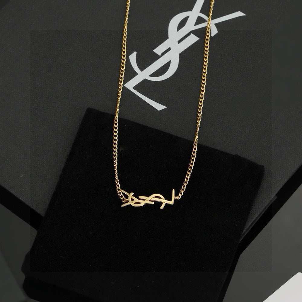 Saint Laurent YSL Logo Necklace - image 2