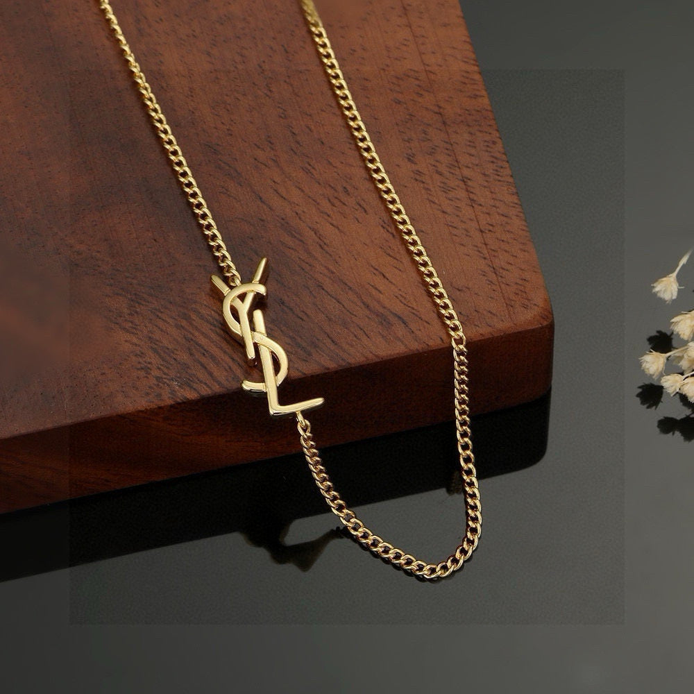 Saint Laurent YSL Logo Necklace - image 8