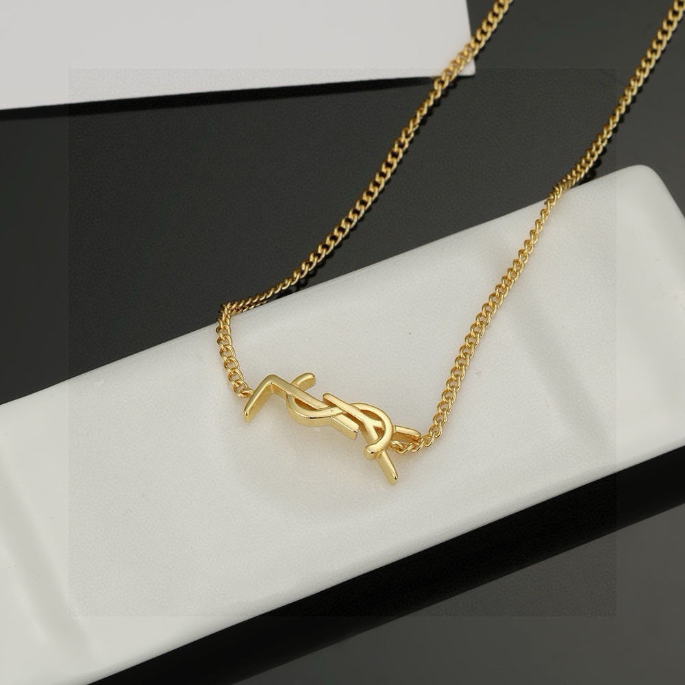 Saint Laurent YSL Logo Necklace - image 9