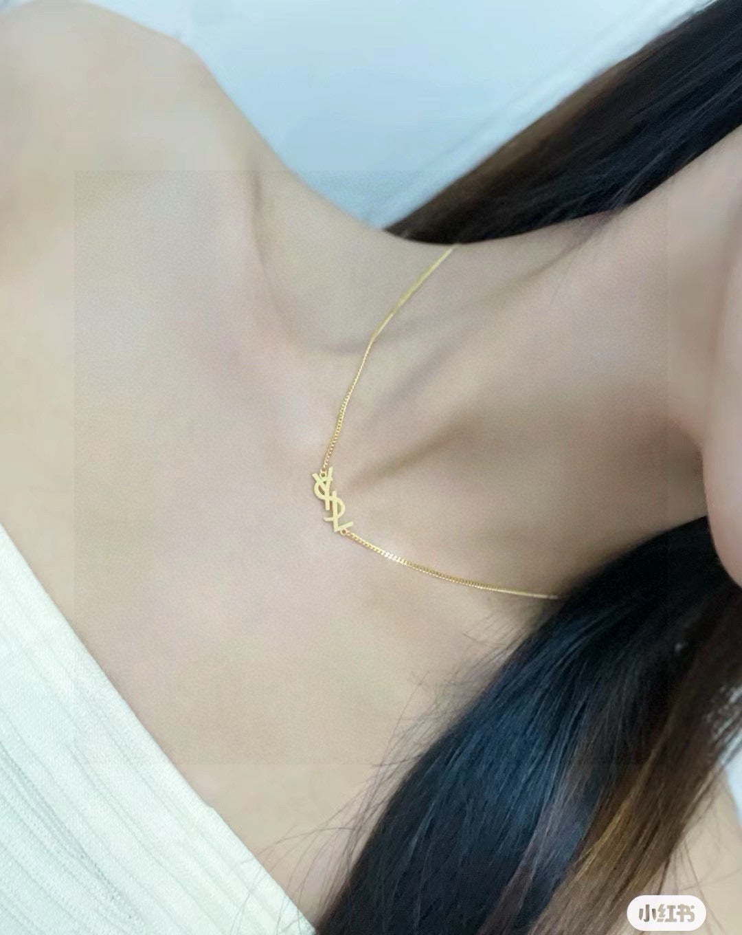 Saint Laurent YSL Logo Necklace - image 6
