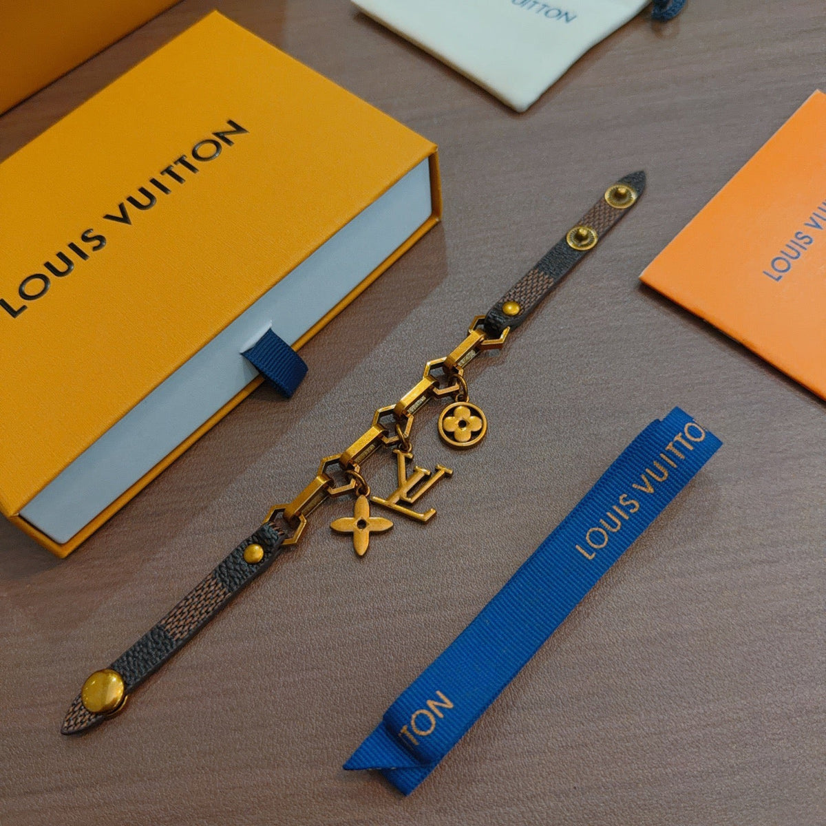 Louis Vuitton Leather Bracelet – Style 13 - image 1