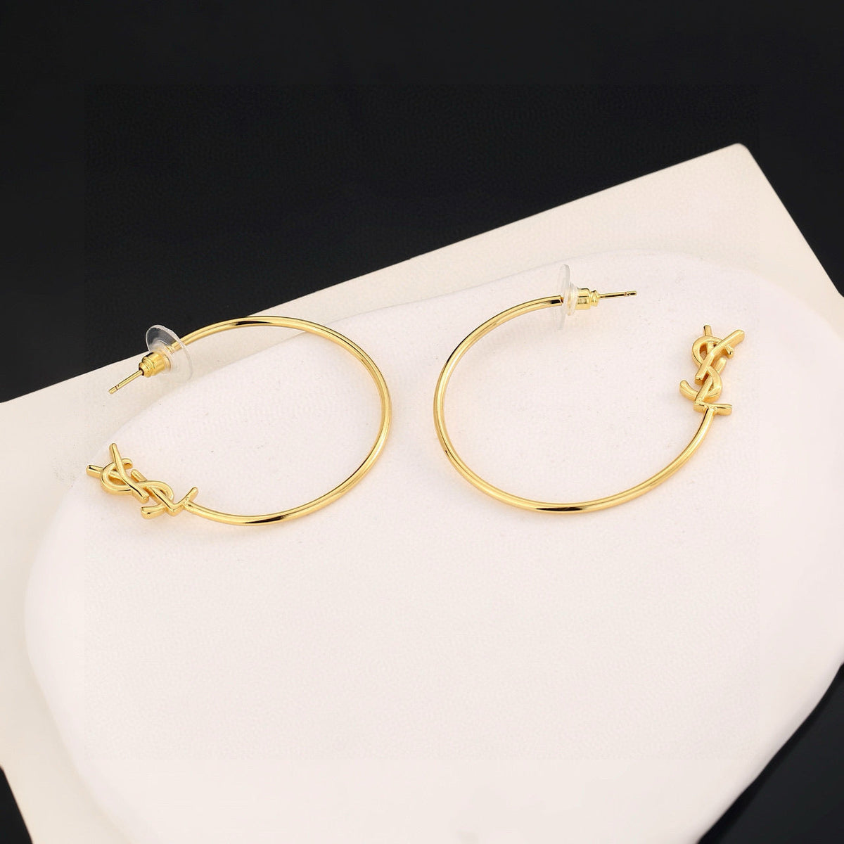 Saint Laurent YSL Logo Stud Earrings – Style 08 - image 6