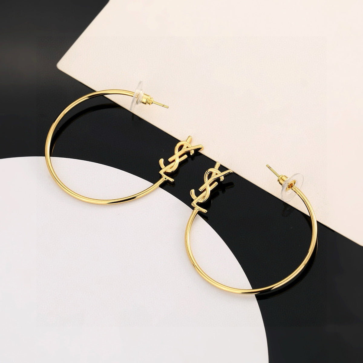 Saint Laurent YSL Logo Stud Earrings – Style 08 - image 2