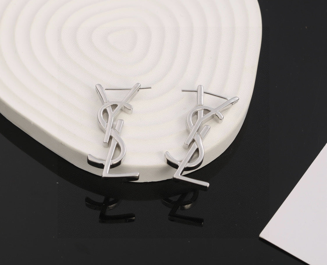 Saint Laurent YSL Logo Stud Earrings – Style 07 - image 2