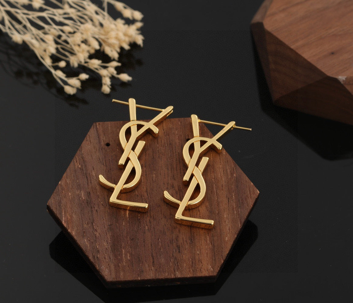 Saint Laurent YSL Logo Stud Earrings – Style 07 - image 3