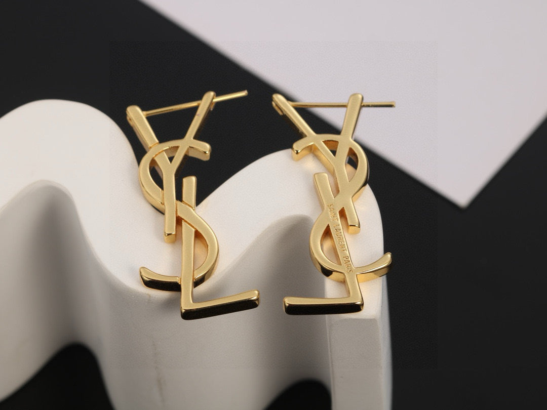 Saint Laurent YSL Logo Stud Earrings – Style 07 - image 5