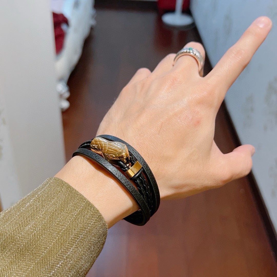 Gucci Anger Forest Distressed Vintage Silver-Tone Vintage-Inspired Bracelet – Style 17 - image 7
