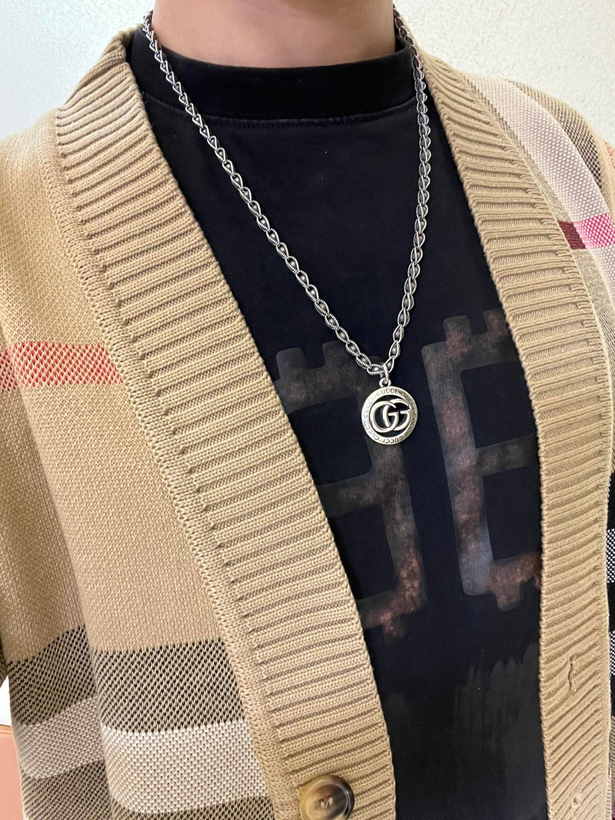 Gucci Anger Forest Chain Distressed Vintage-Inspired Necklace – Style 35 - image 7