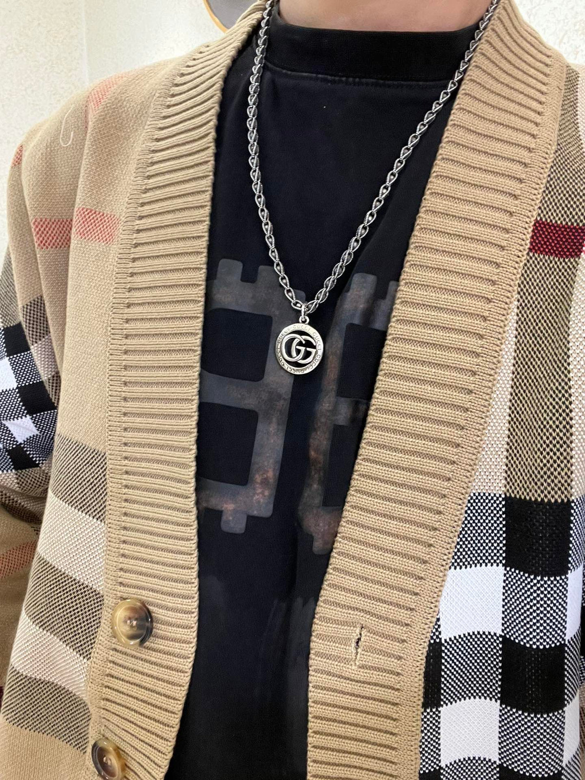 Gucci Anger Forest Chain Distressed Vintage-Inspired Necklace – Style 35 - image 4