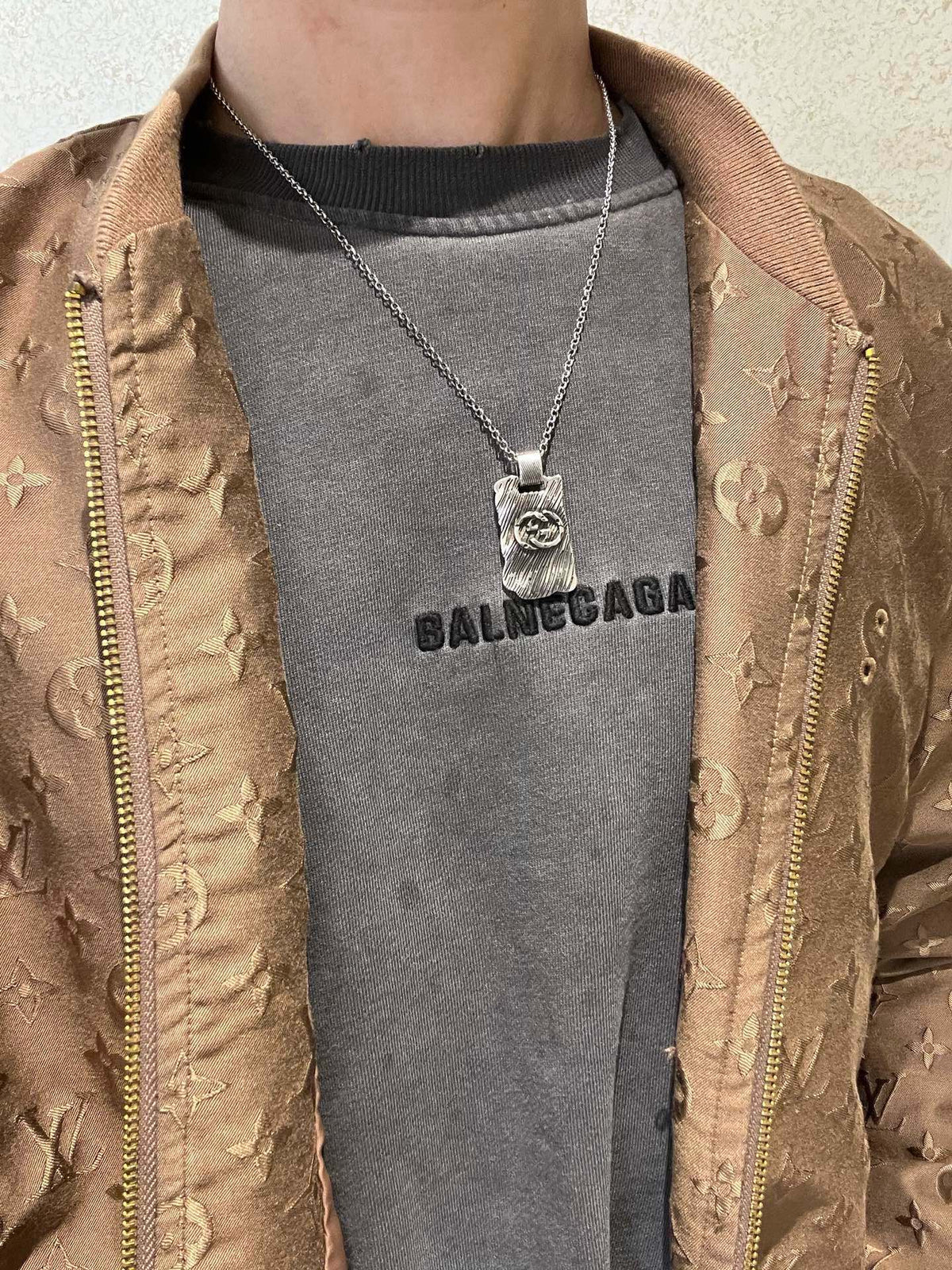 Gucci Anger Forest Chain Distressed Necklace – Style 78 - image 6