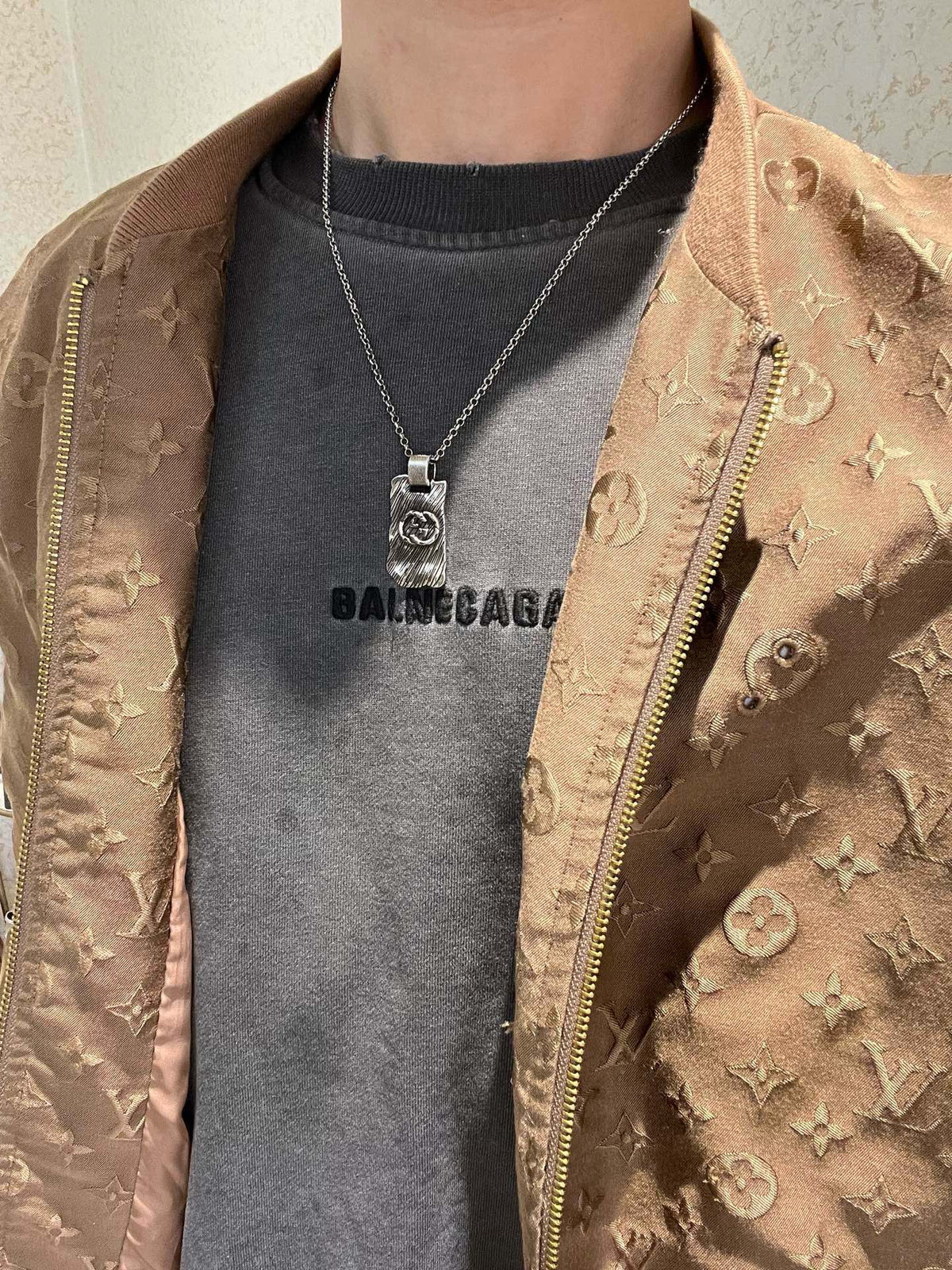 Gucci Anger Forest Chain Distressed Necklace – Style 78 - image 3