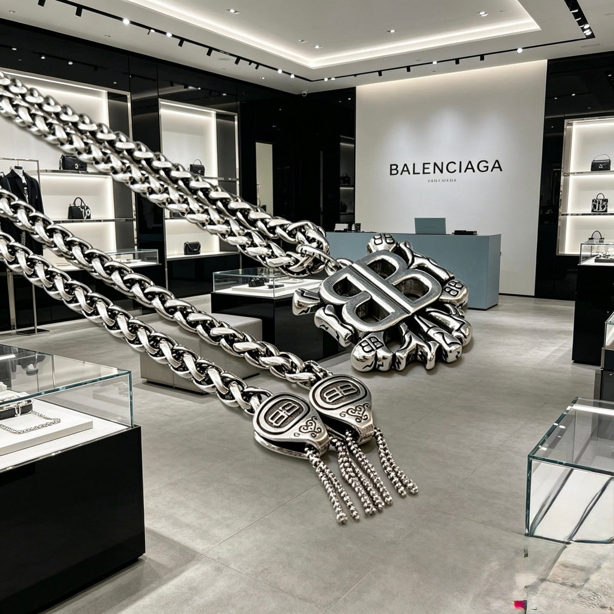 Balenciaga Vintage-Inspired Necklace – Style 64 - image 8