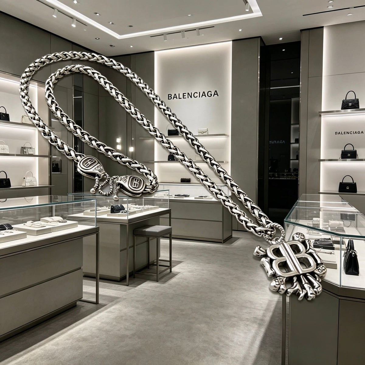Balenciaga Vintage-Inspired Necklace – Style 64 - image 5