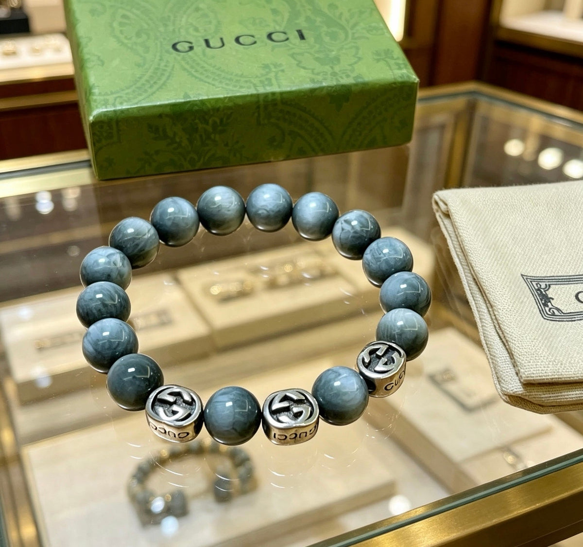 Gucci Anger Forest Distressed Vintage-Inspired Unisex Bracelet - image 4