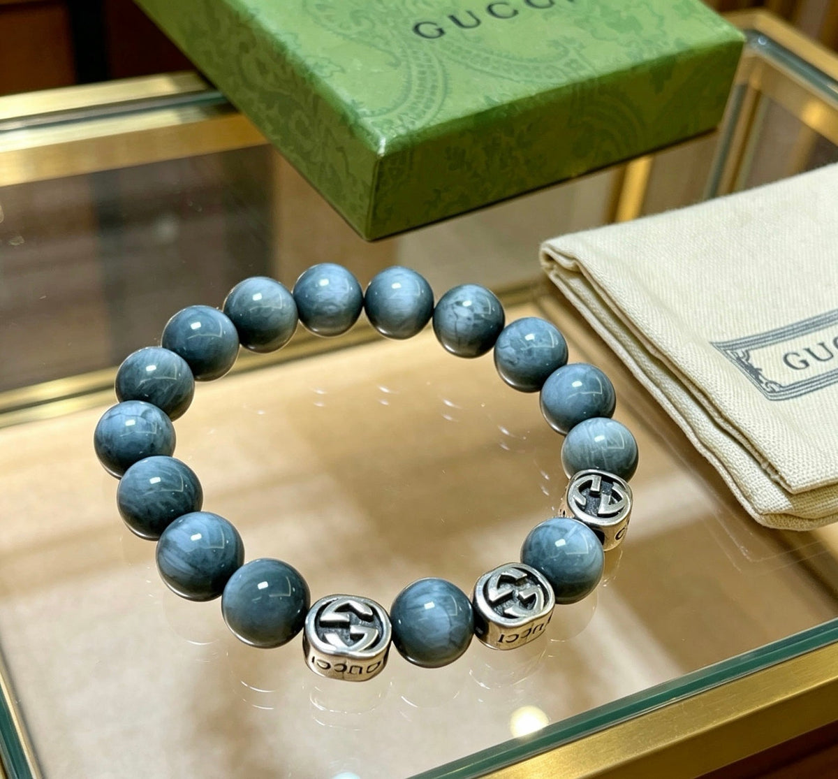 Gucci Anger Forest Distressed Vintage-Inspired Unisex Bracelet - image 8