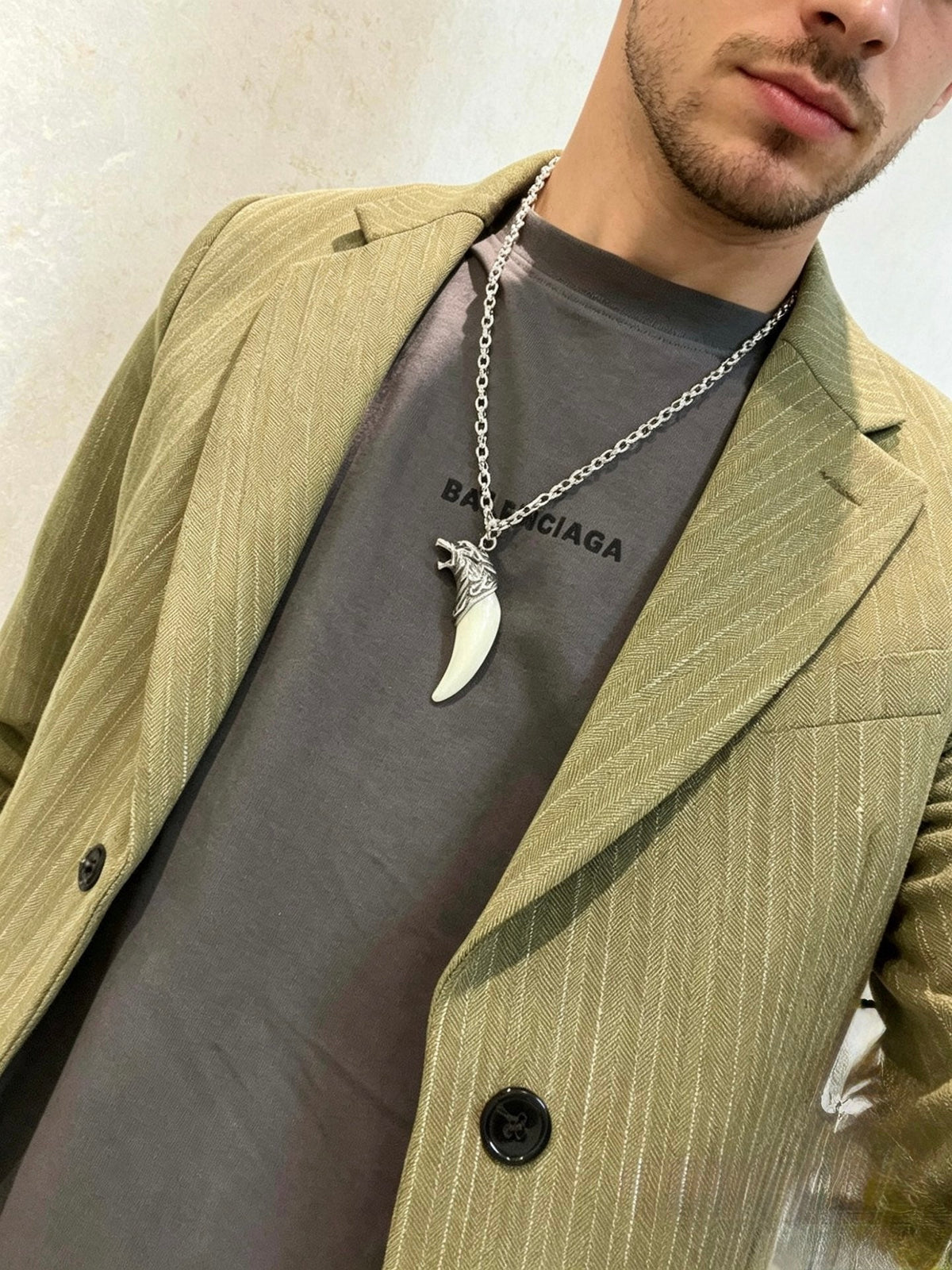 Gucci Anger Forest Chain Distressed Necklace – Style 108 - image 8