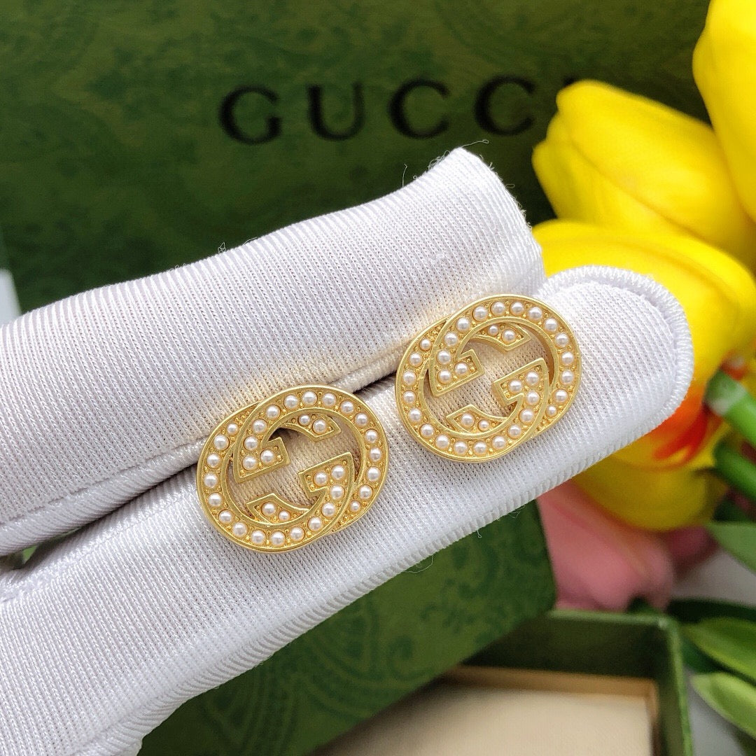 Gucci Double G Stud Earrings – Style 07 - image 3