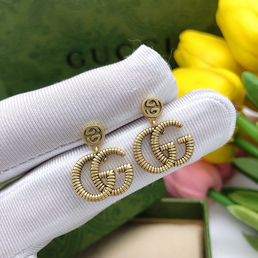 Gucci Double G Stud Earrings – Style 06 - image 5