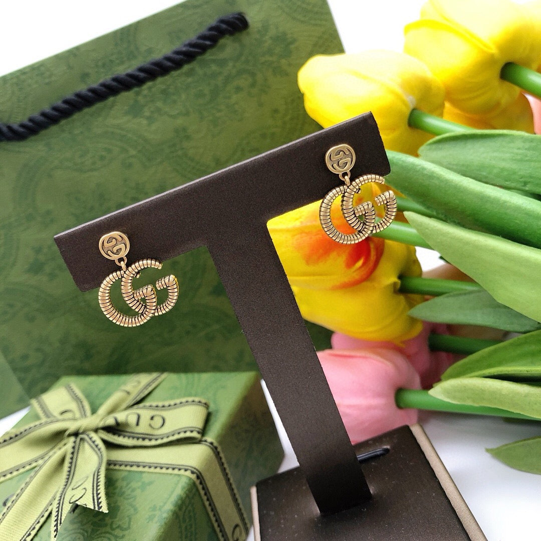 Gucci Double G Stud Earrings – Style 06 - image 7