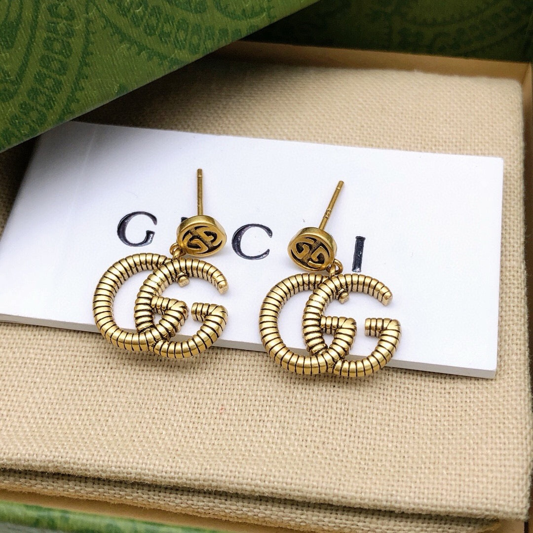 Gucci Double G Stud Earrings – Style 06 - image 3