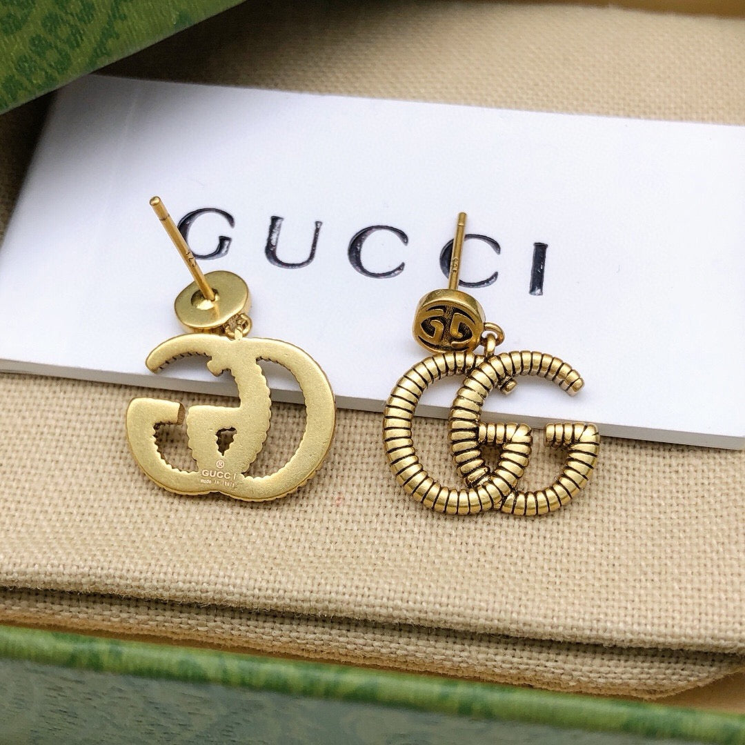 Gucci Double G Stud Earrings – Style 06 - image 4