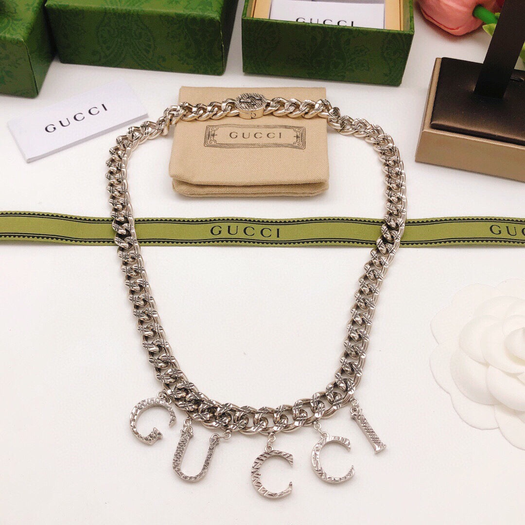 Gucci Silver-Tone Jewelry Set – Style 04 - image 7