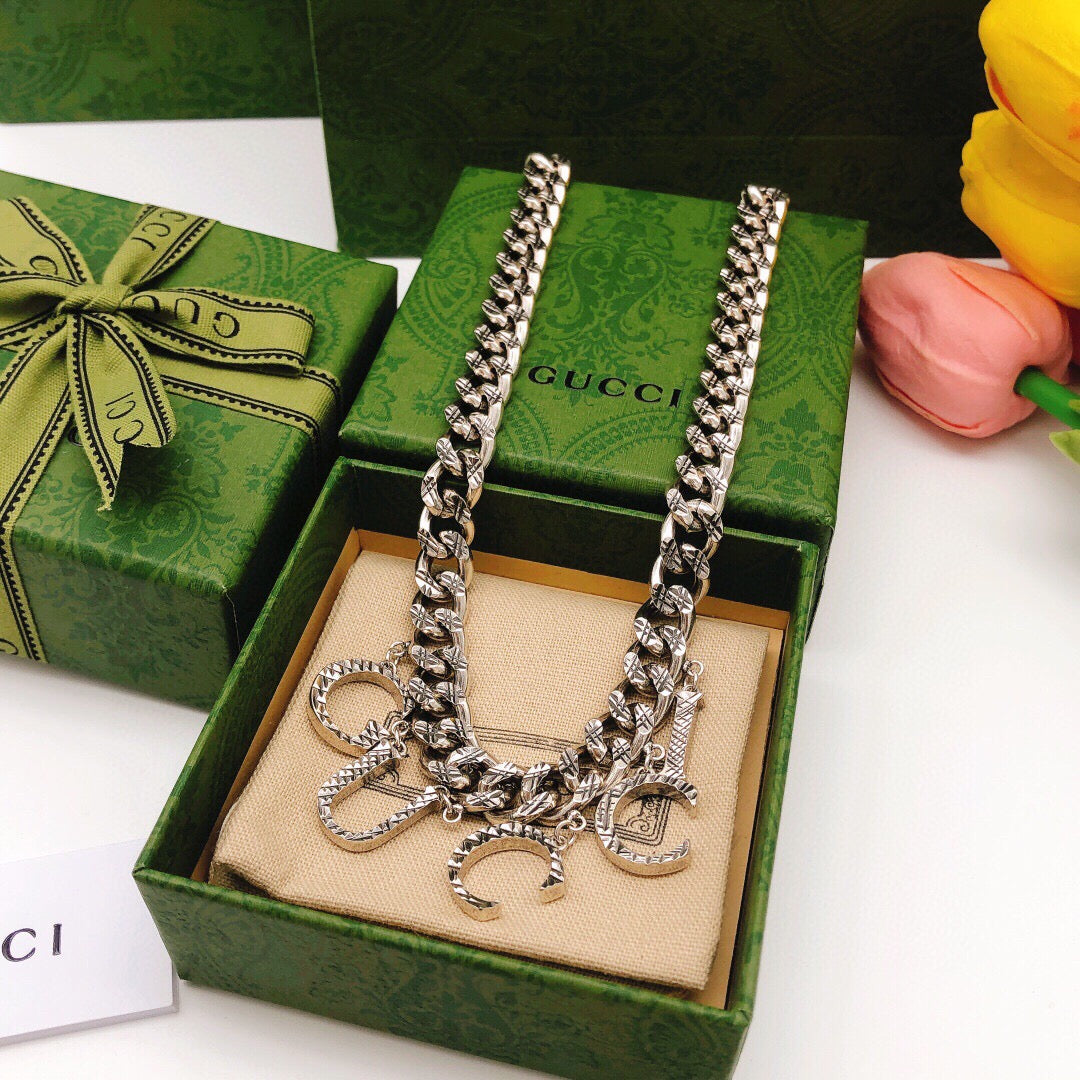 Gucci Silver-Tone Jewelry Set – Style 04 - image 3
