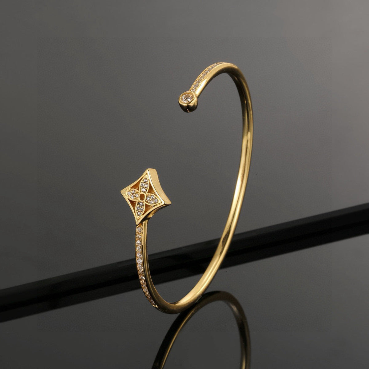 Louis Vuitton Twig Clover Bangle – Style 09 - image 6