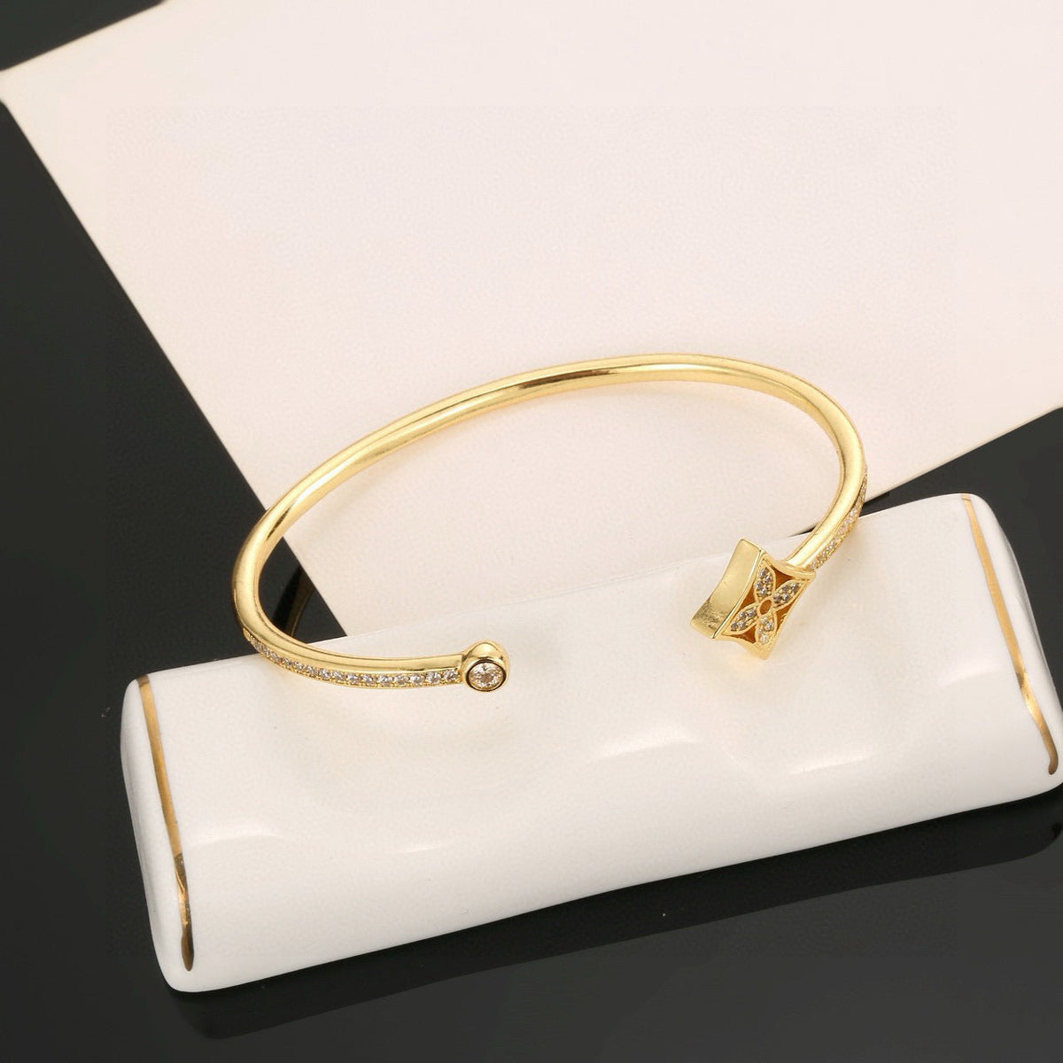 Louis Vuitton Twig Clover Bangle – Style 09 - image 3
