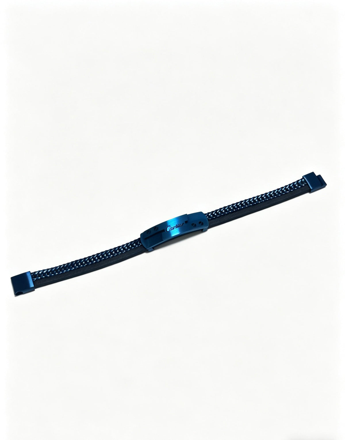 Cartier Style 246 gold-tone leather strap bracelet view 3