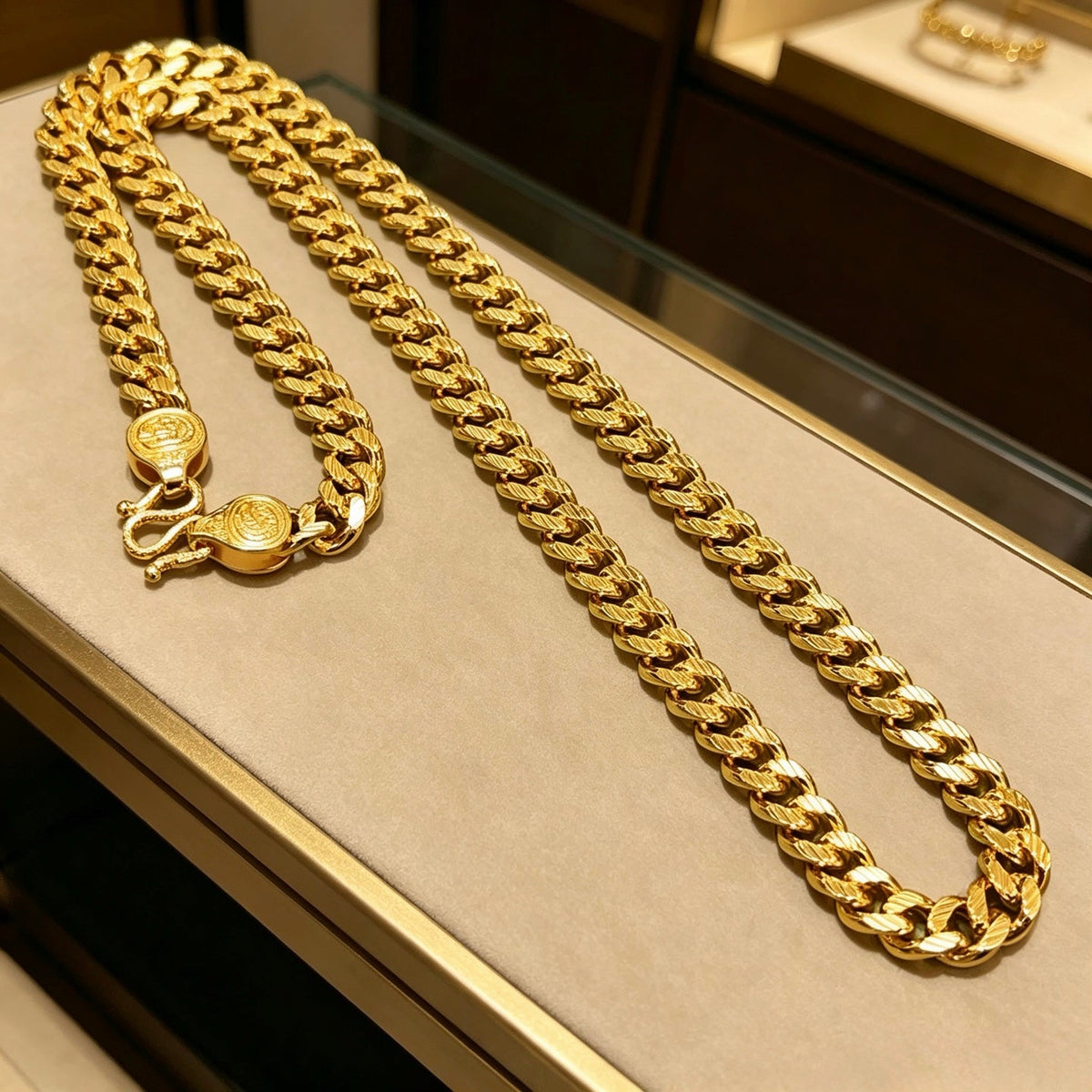 Gucci Anger Forest Chain Distressed Necklace – Style 118 - image 4
