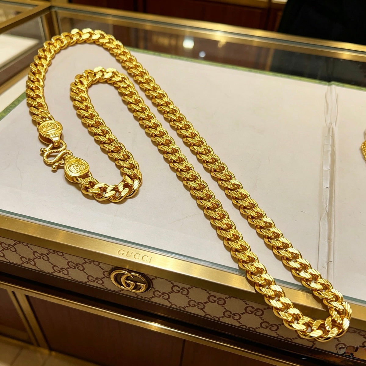 Gucci Anger Forest Chain Distressed Necklace – Style 118 - image 2
