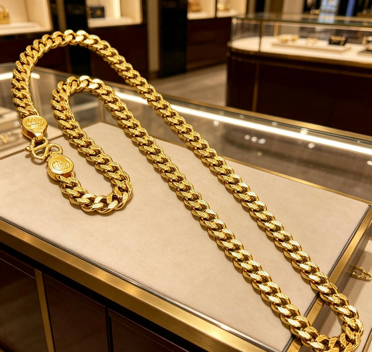 Gucci Anger Forest Chain Distressed Necklace – Style 118 - image 5