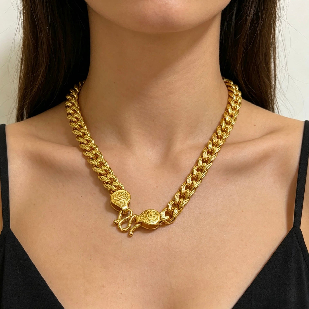 Gucci Anger Forest Chain Distressed Necklace – Style 118 - image 9