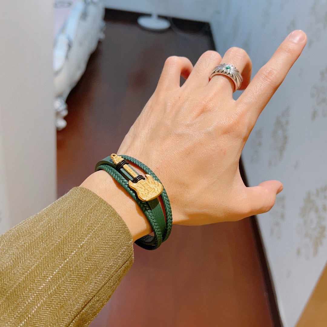 Gucci Anger Forest Distressed Vintage Silver-Tone Vintage-Inspired Bracelet – Style 30 - image 3