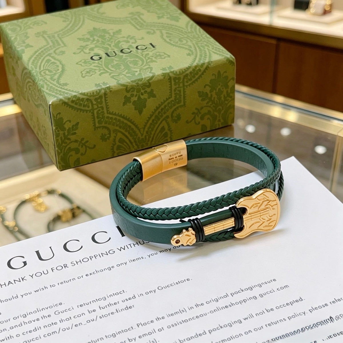 Gucci Anger Forest Distressed Vintage Silver-Tone Vintage-Inspired Bracelet – Style 30 - image 8