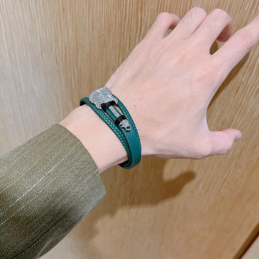 Gucci Anger Forest Distressed Vintage Silver-Tone Vintage-Inspired Bracelet – Style 29 - image 9