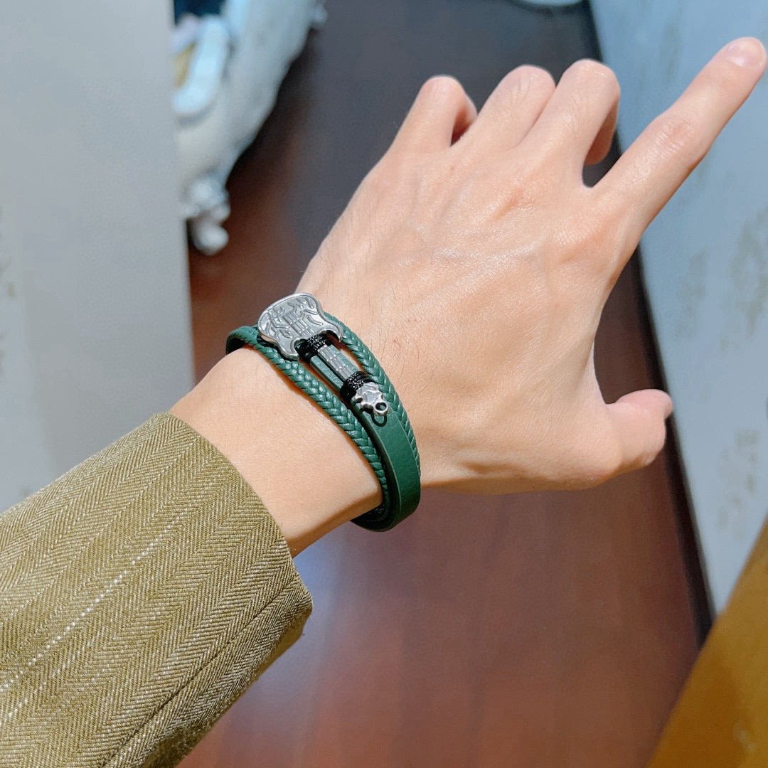 Gucci Anger Forest Distressed Vintage Silver-Tone Vintage-Inspired Bracelet – Style 18 - image 6