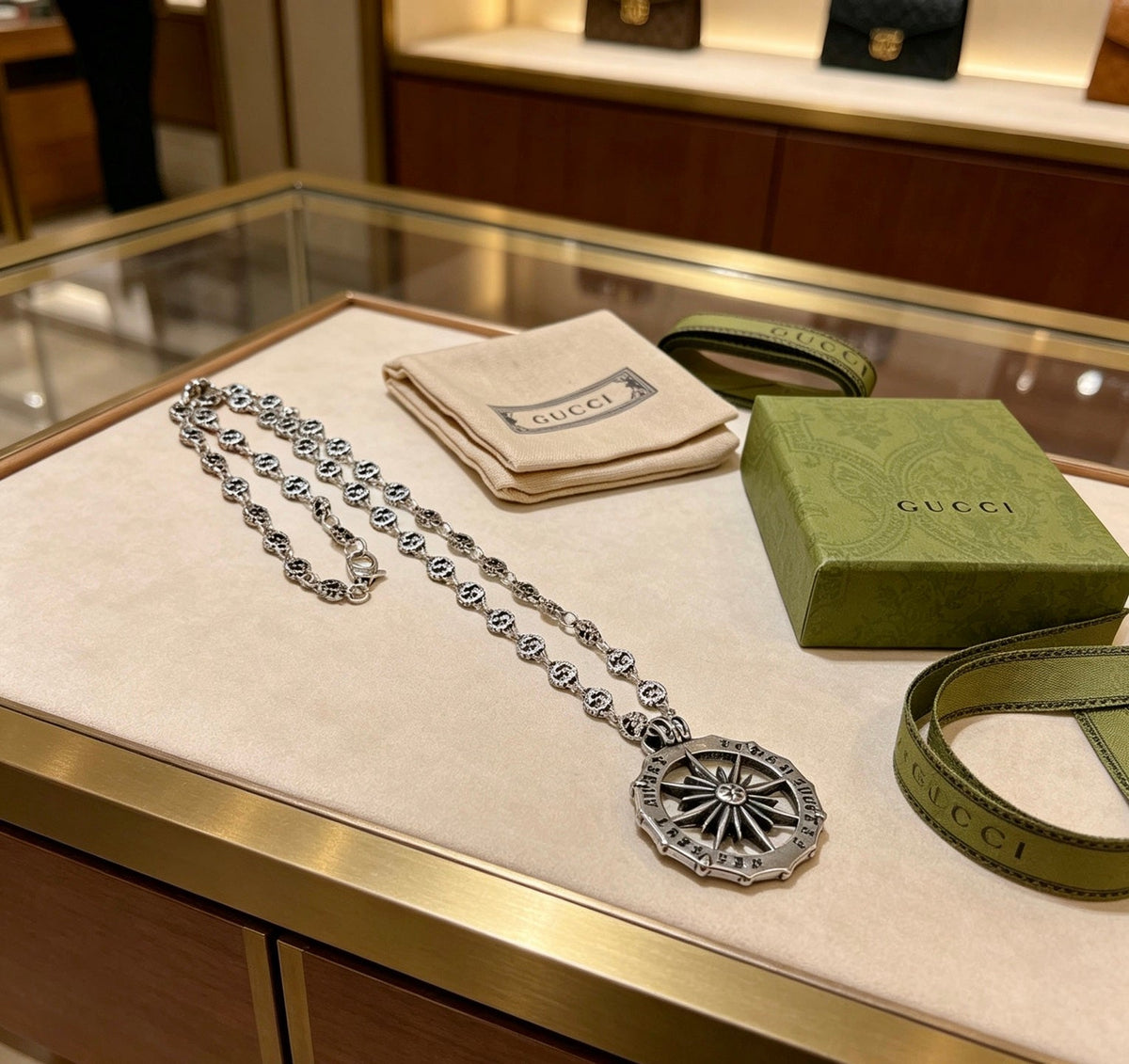 Gucci Anger Forest Chain Distressed Necklace – Style 144 - image 2