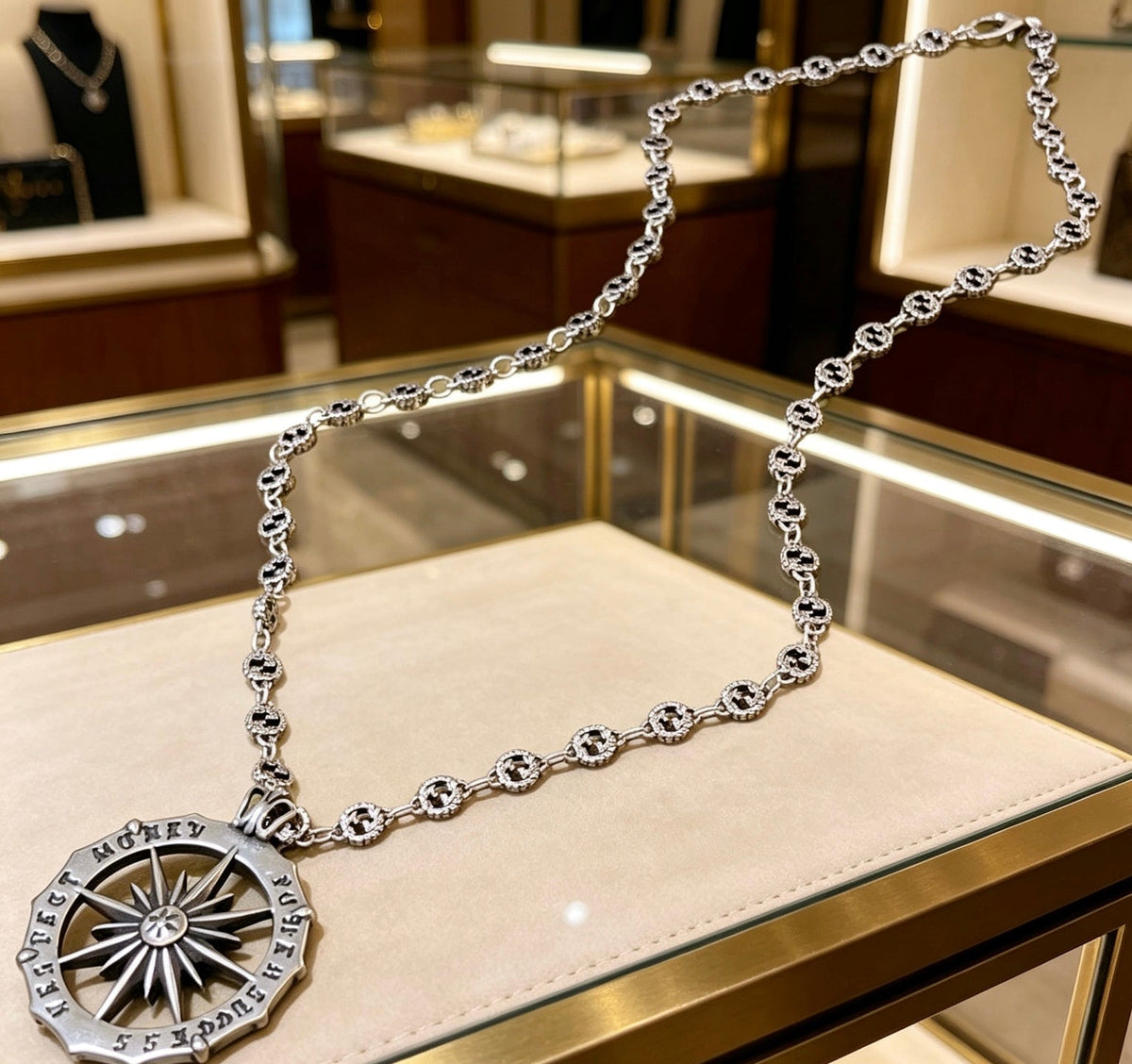 Gucci Anger Forest Chain Distressed Necklace – Style 144 - image 4