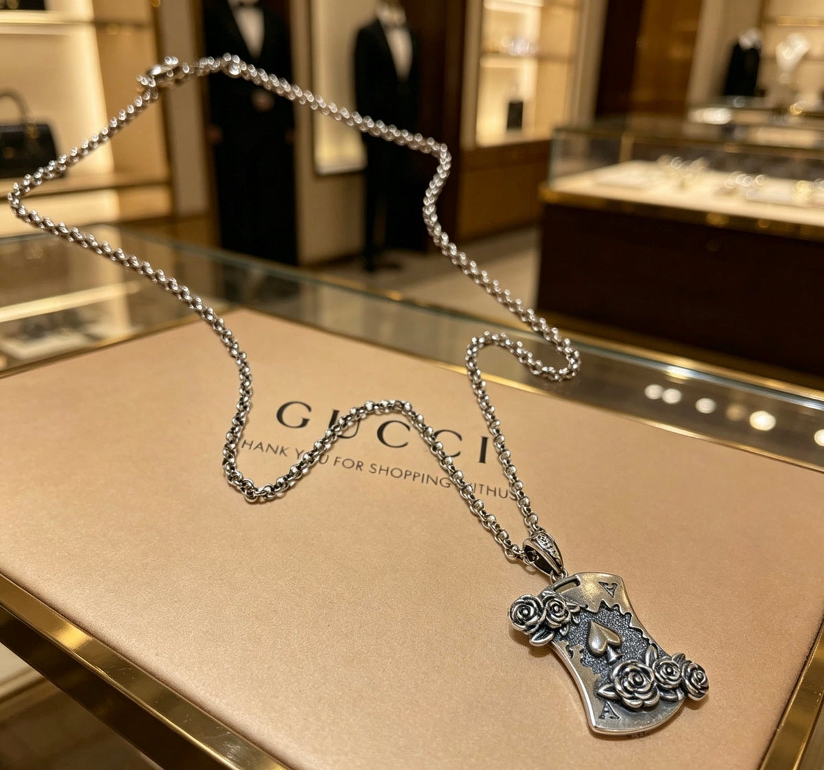 Gucci Anger Forest Chain Vintage-Inspired Necklace – Style 07 - image 2