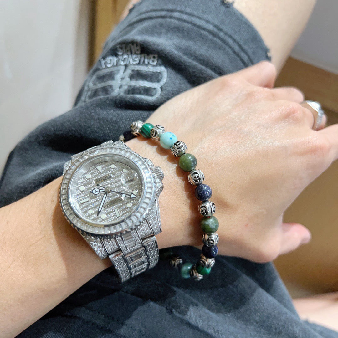 Gucci Anger Forest Agate Crystal Distressed Bracelet – Style 03 - image 3