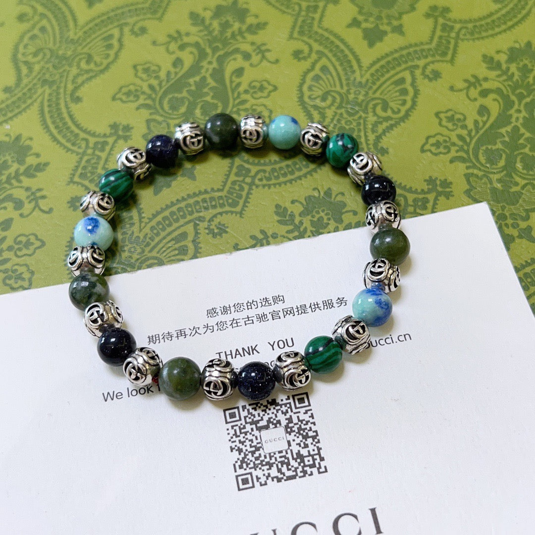 Gucci Anger Forest Agate Crystal Distressed Bracelet – Style 03 - image 8