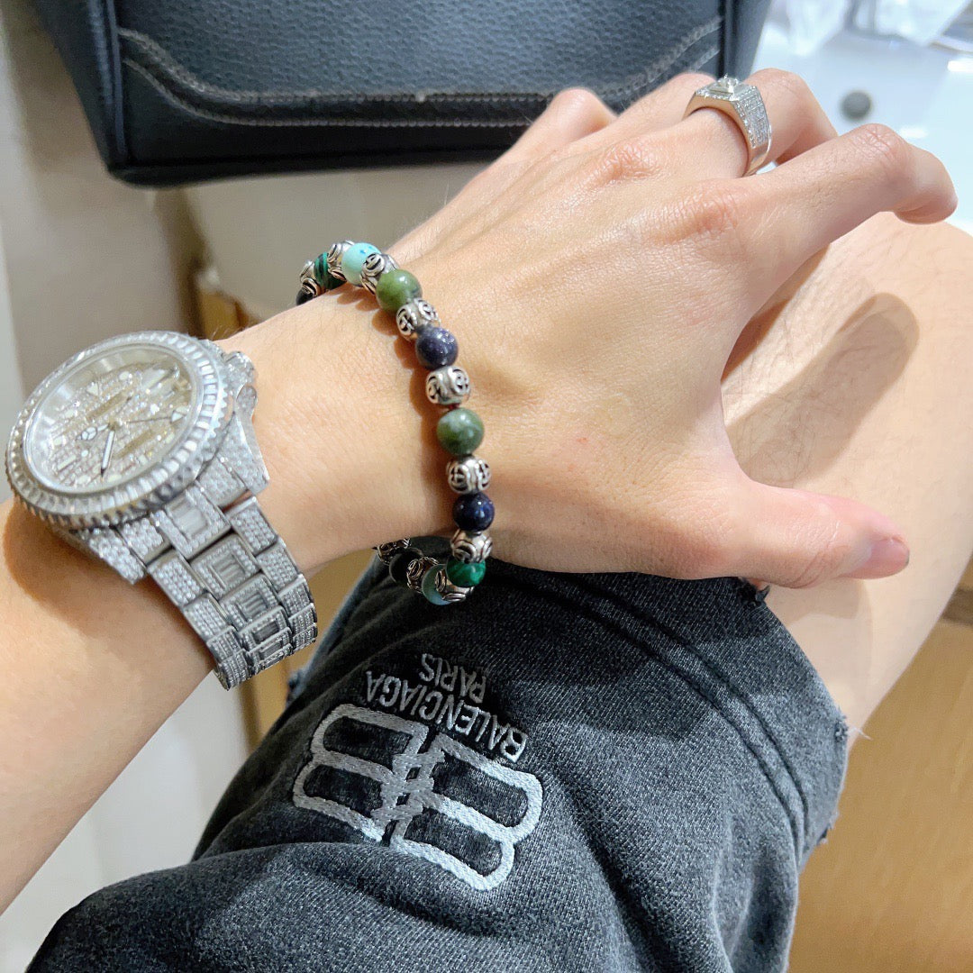 Gucci Anger Forest Agate Crystal Distressed Bracelet – Style 03 - image 7