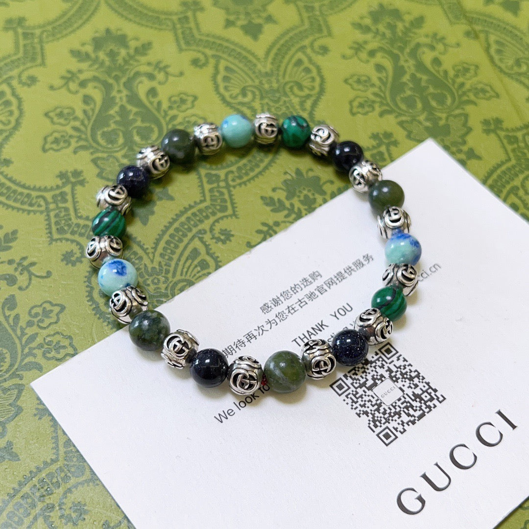 Gucci Anger Forest Agate Crystal Distressed Bracelet – Style 03 - image 2