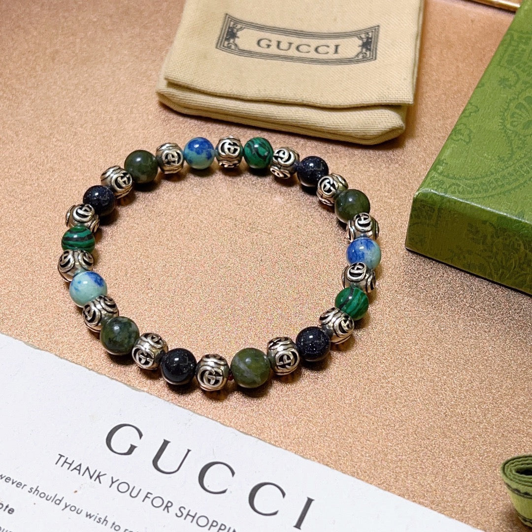 Gucci Anger Forest Agate Crystal Distressed Bracelet – Style 03 - image 5