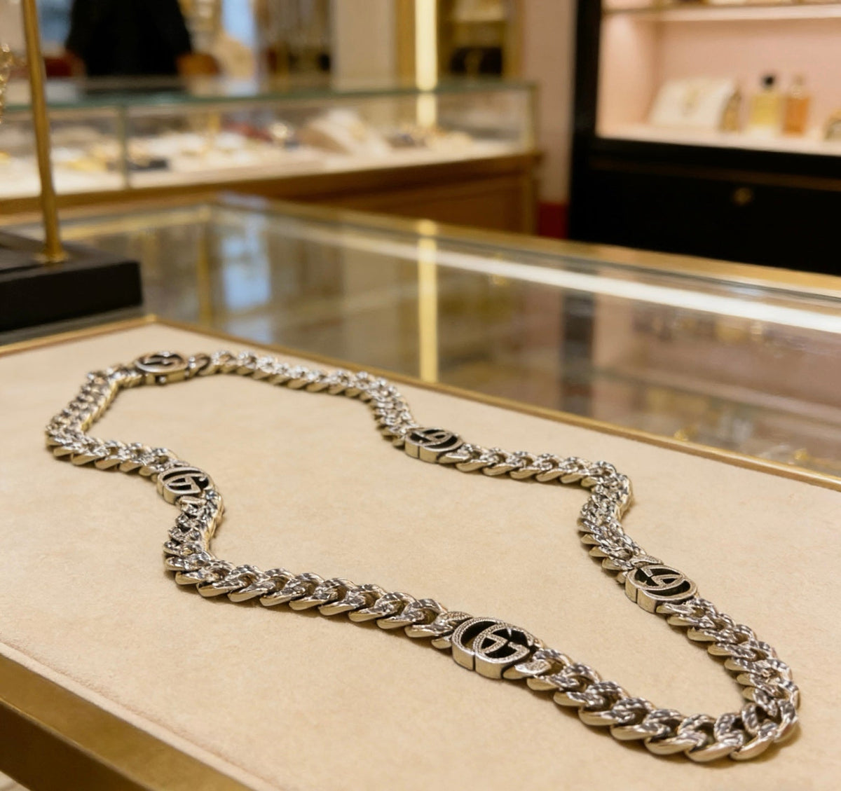 Gucci Anger Forest Chain Distressed Vintage-Inspired Necklace – Style 57 - image 7