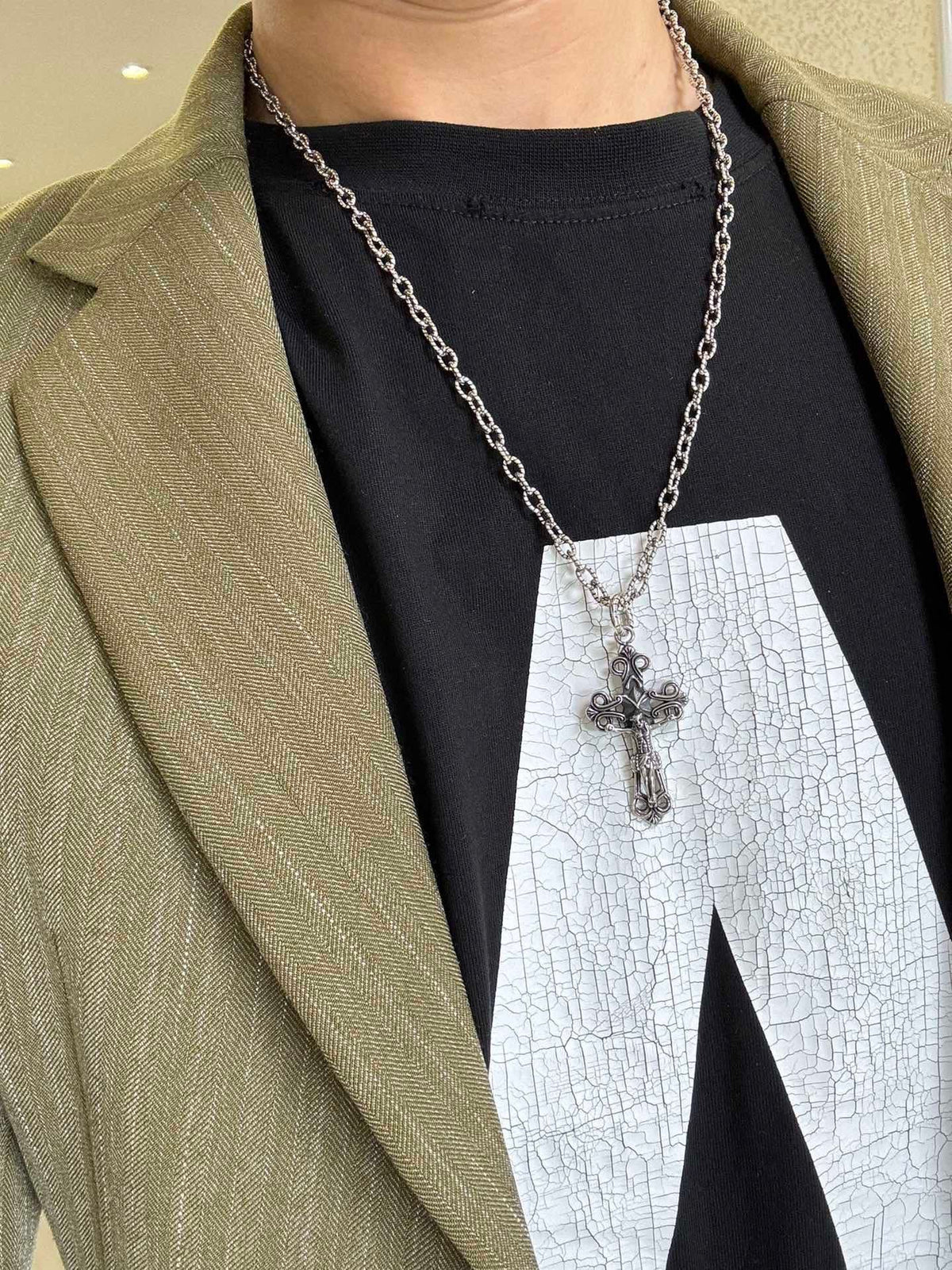 Gucci Anger Forest Chain Distressed Necklace – Style 119 - image 3