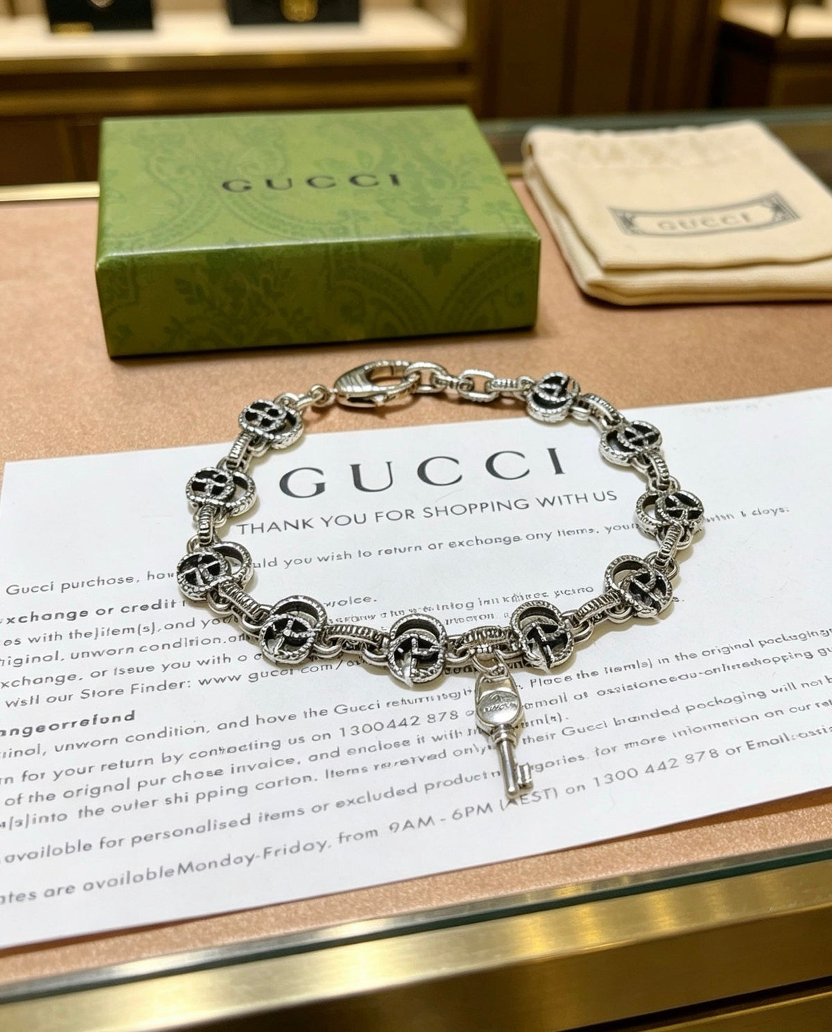 Gucci Unisex Bracelet – Style 84 - image 4