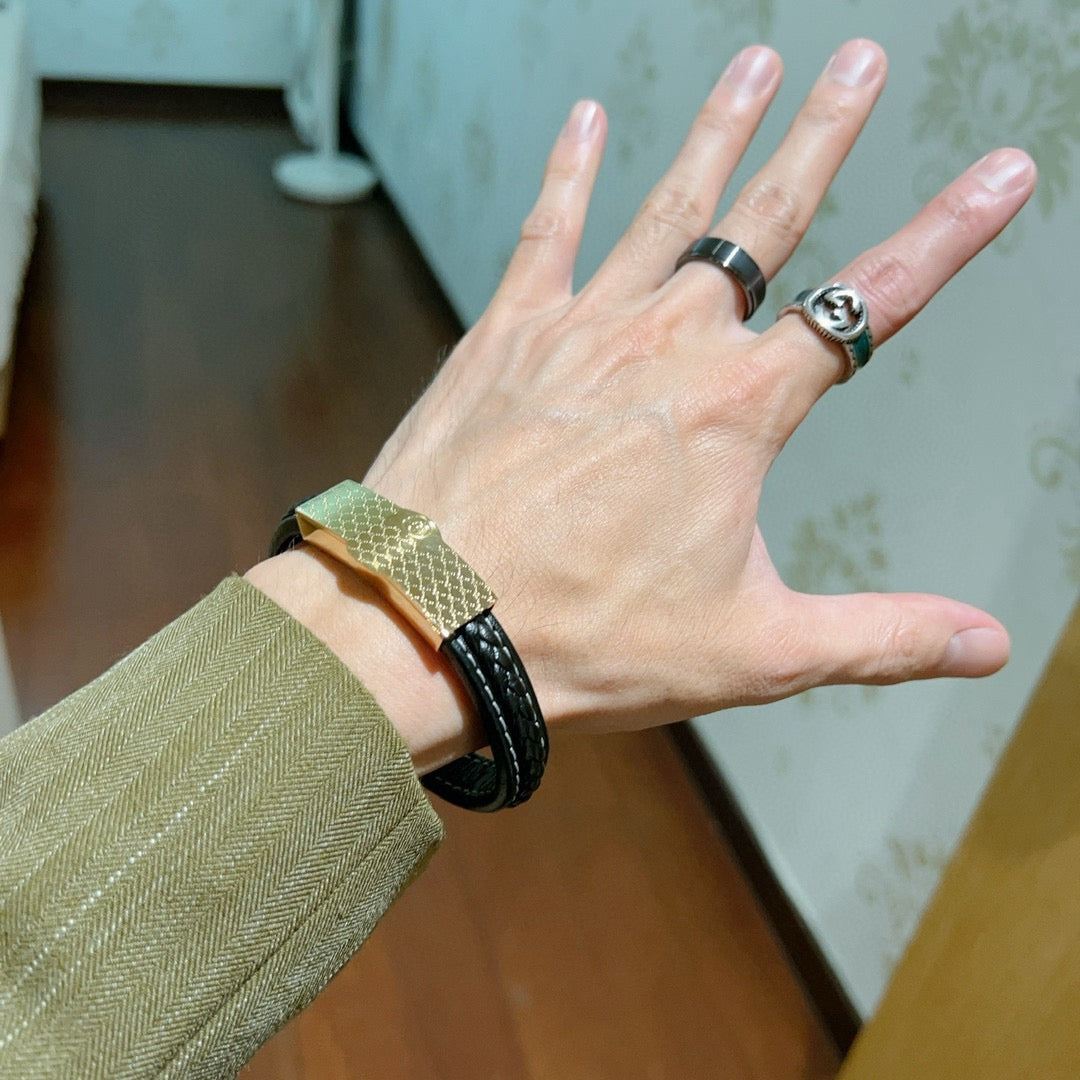 Gucci Anger Forest Distressed Vintage Silver-Tone Vintage-Inspired Bracelet – Style 27 - image 3